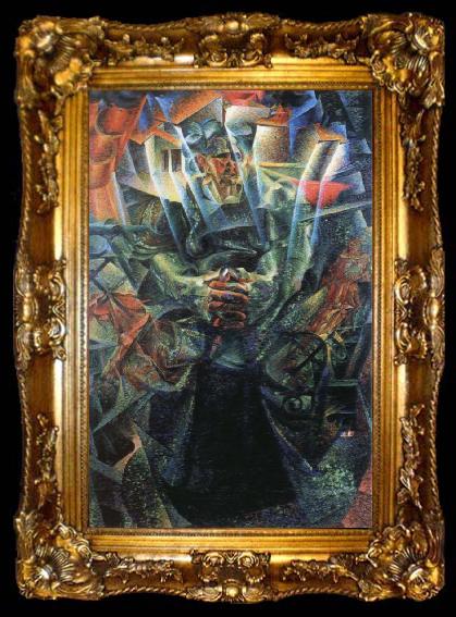 framed  Umberto Boccioni materia, ta009-2
